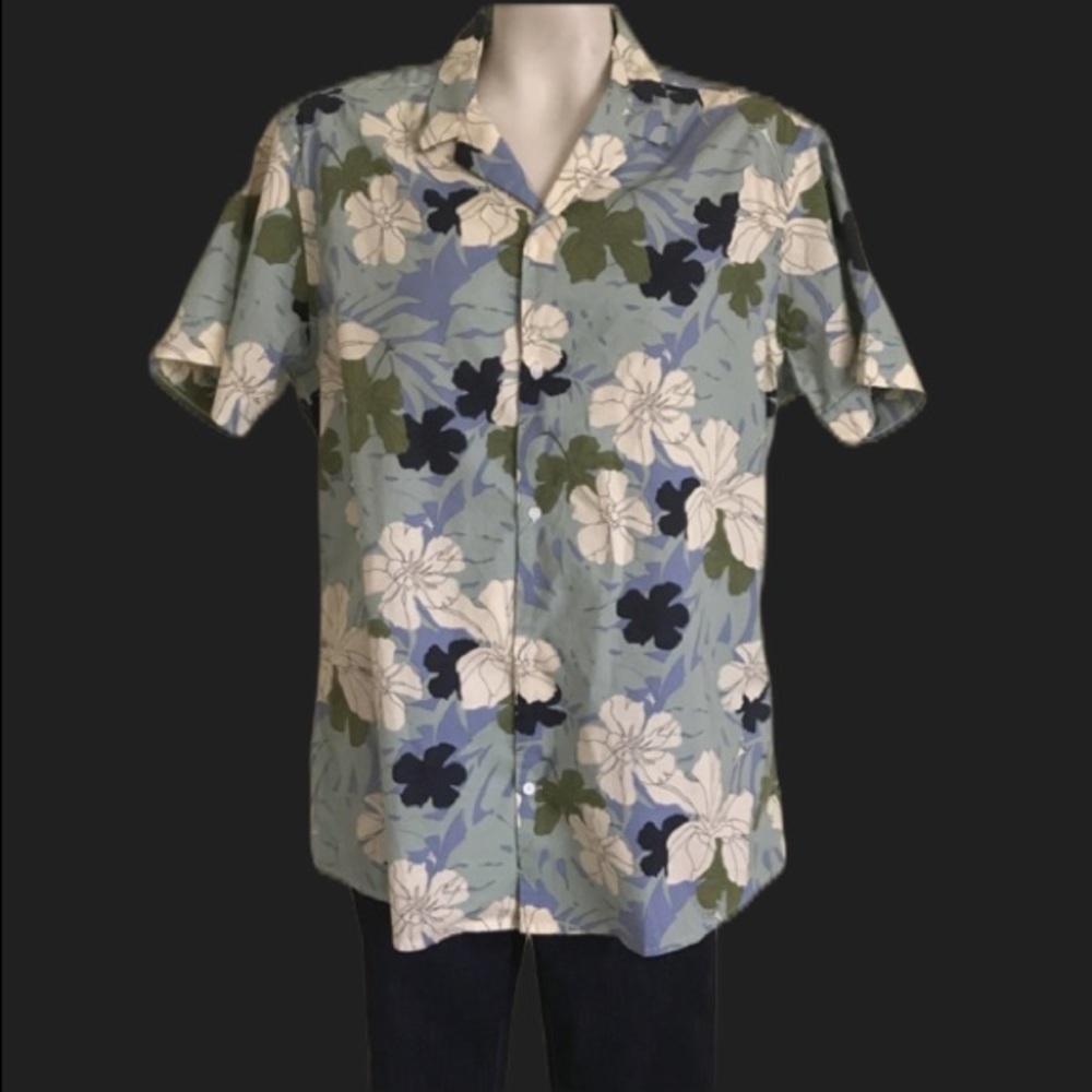 Slate & Stone Garden Print Shirt